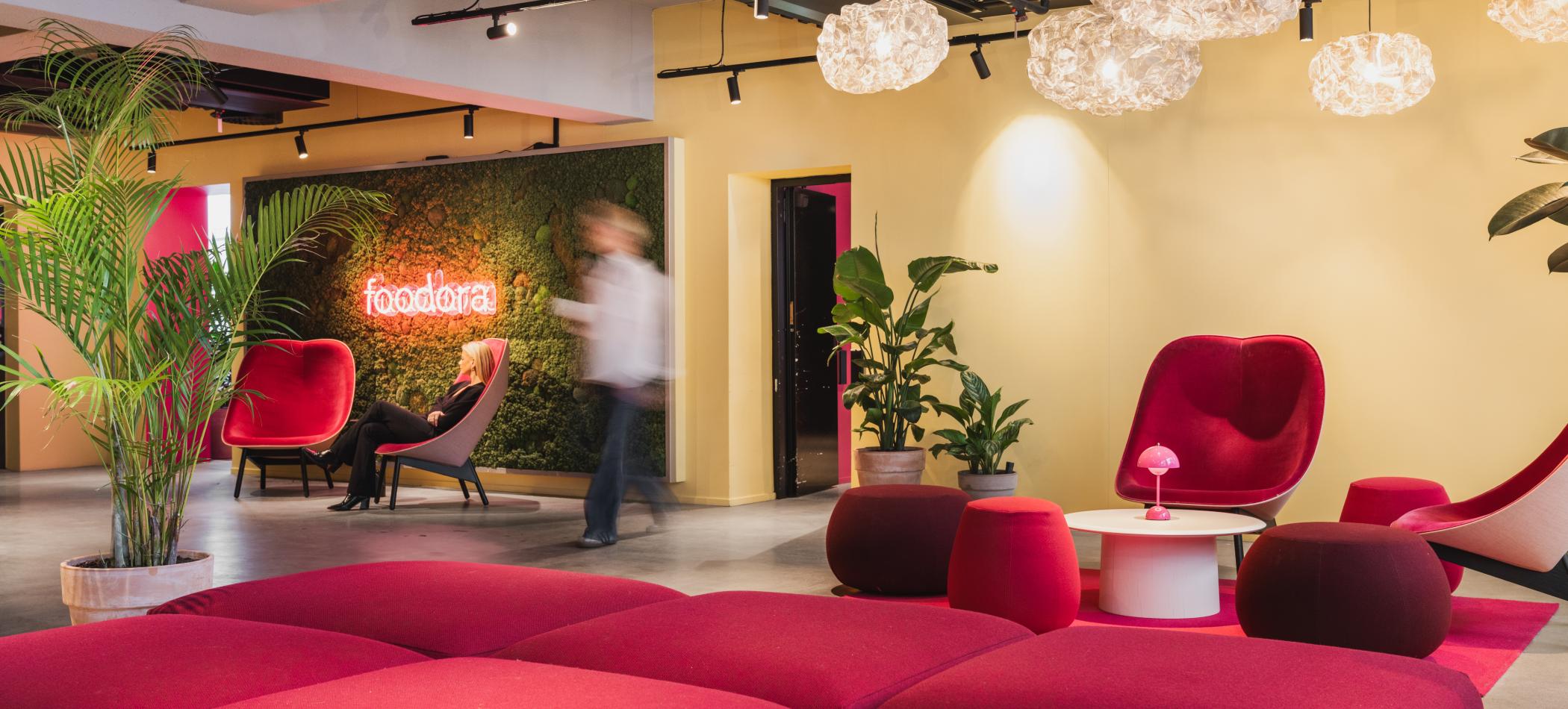 Foodora Sosial sone og hangout område